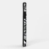 Abstraktes geometrisches Muster 24 - iPhone Case (Hinten/Rechts)