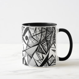 Abstraktes geometrisches Muster 24 - Kaffee-Tasse Tasse