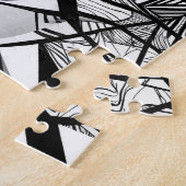 Abstraktes geometrisches Muster 24 - Puzzle (Seite)
