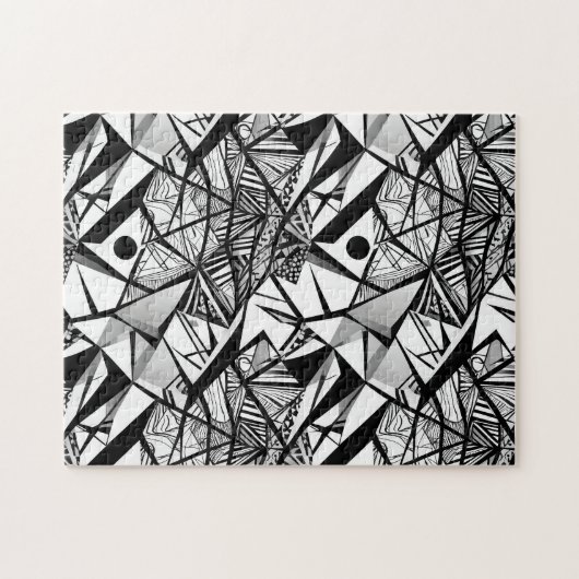 Abstraktes geometrisches Muster 24 - Puzzle (Horizontal)