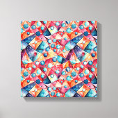 Abstraktes geometrisches Muster 29 - Canvas Print Leinwanddruck (Vorderseite)