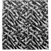 Abstraktes geometrisches Muster 30 - Duschvorhang (Vorderseite)