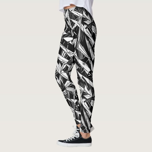 Abstraktes geometrisches Muster 30 - Leggings (Links)