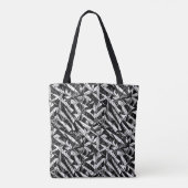 Abstraktes geometrisches Muster 30 - Totbeutel Tasche (Rückseite)