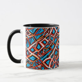 Abstraktes geometrisches Muster 31 - Kaffee-Tasse Tasse