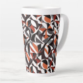 Abstraktes geometrisches Muster 32 - Latte-Tasse Milchtasse (Rechte Ecke)