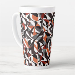 Abstraktes geometrisches Muster 32 - Latte-Tasse Milchtasse