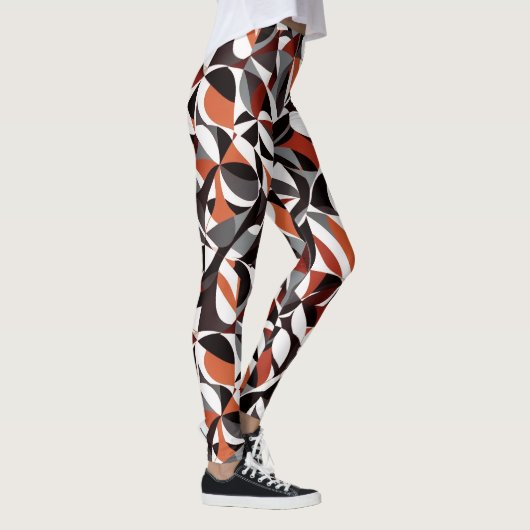 Abstraktes geometrisches Muster 32 - Leggings (Rechts)