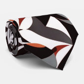 Abstraktes geometrisches Muster 32 - Neck Tie Krawatte (Gerollt)