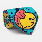 Abstraktes geometrisches Muster 33 - Krawatte der  (Gerollt)