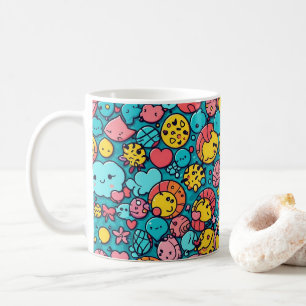 Abstraktes geometrisches Muster 33 - Tasse