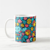 Abstraktes geometrisches Muster 33 - Tasse (Links)
