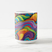 Abstraktes geometrisches Muster 34 - Kaffeetasse (Mittel)
