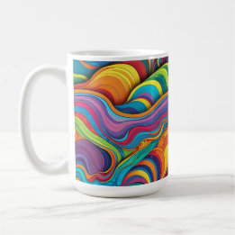 Abstraktes geometrisches Muster 34 - Kaffeetasse