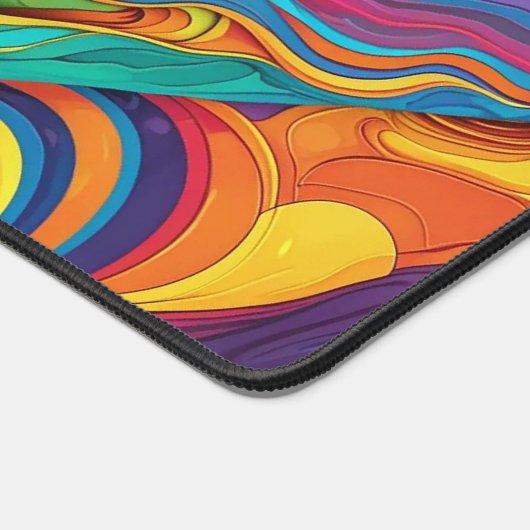 Abstraktes geometrisches Muster 34 - Schreibtischm Schreibtischunterlage (Ecke)