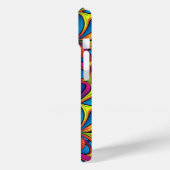 Abstraktes geometrisches Muster 35 - iPhone Case (Rückseite / Links)