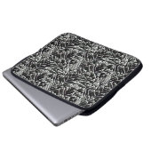 Abstraktes geometrisches Muster 38 - Laptop-Sieb Laptopschutzhülle (Vorne Knopf)