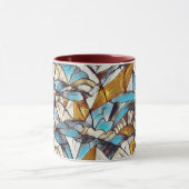 Abstraktes geometrisches Muster 40 - Kaffee-Tasse Tasse (Zentrum)