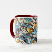 Abstraktes geometrisches Muster 40 - Kaffee-Tasse Tasse (Vorderseite Links)