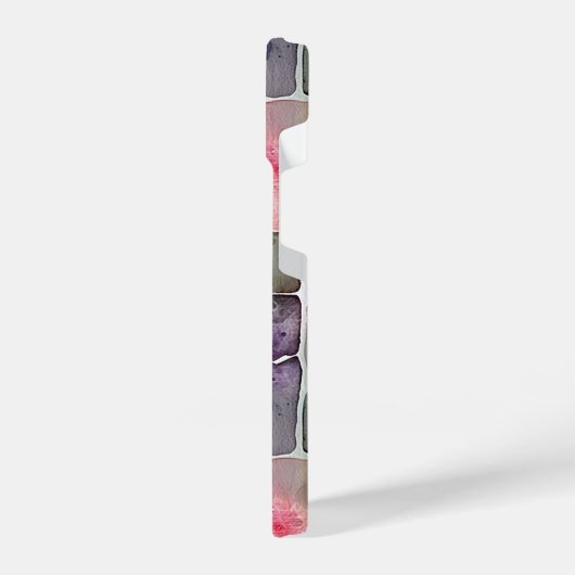 Abstraktes geometrisches Muster 54 iPhone Hülle (Linke Seite)