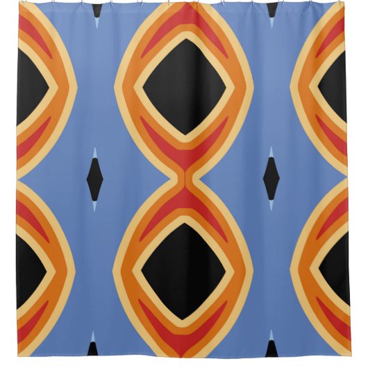 Abstraktes geometrisches Muster.abstrakt, Hintergr Duschvorhang (Vorderseite)