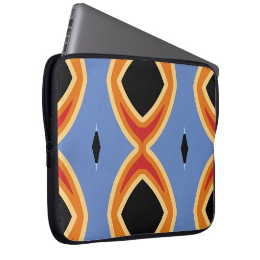 Abstraktes geometrisches Muster.abstrakt, Hintergr Laptopschutzhülle (Vorne Rechts)