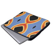 Abstraktes geometrisches Muster.abstrakt, Hintergr Laptopschutzhülle (Vorne Knopf)