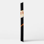 Abstraktes geometrisches Muster auf schwarz. Vinta Case-Mate iPhone Hülle (Rückseite / Rechts)