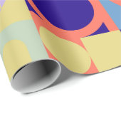 Abstraktes geometrisches Muster aus einfachen Form Geschenkpapier (Rolleneckpunkt)