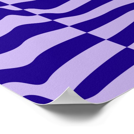 Abstraktes geometrisches Muster aus einfachen Form Poster (Ecke)