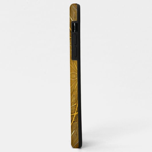 Abstraktes geometrisches Muster aus Gold Case-Mate iPhone Hülle (Hinten/Links)