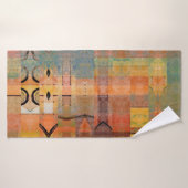 abstraktes geometrisches Muster  Badehandtuch (Badehandtuch)