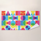 Abstraktes geometrisches Muster. Badehandtuch (Badehandtuch)