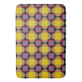 Abstraktes geometrisches Muster Badematte (Vorderseite Vertikal)