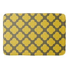 Abstraktes geometrisches Muster Badematte