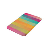 Abstraktes geometrisches Muster Badematte (Schrägansicht)