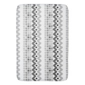 Abstraktes geometrisches Muster Badematte (Vorderseite Vertikal)