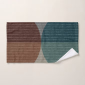 Abstraktes geometrisches Muster. Badhandtuch Set (Handtuch)