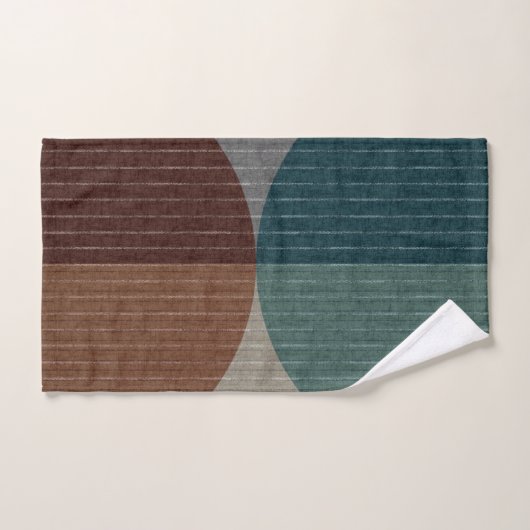 Abstraktes geometrisches Muster. Badhandtuch Set (Handtuch)