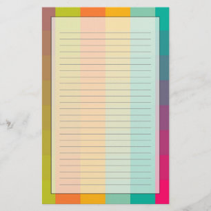 Abstraktes geometrisches Muster Briefpapier
