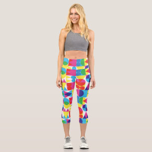 Abstraktes geometrisches Muster. Capri Leggings