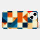Abstraktes geometrisches Muster Case-Mate iPhone Hülle (Rückseite (Horizontal))