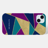 Abstraktes geometrisches Muster Case-Mate iPhone Hülle (Rückseite (Horizontal))