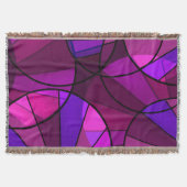 Abstraktes geometrisches Muster Decke (Vorderseite)