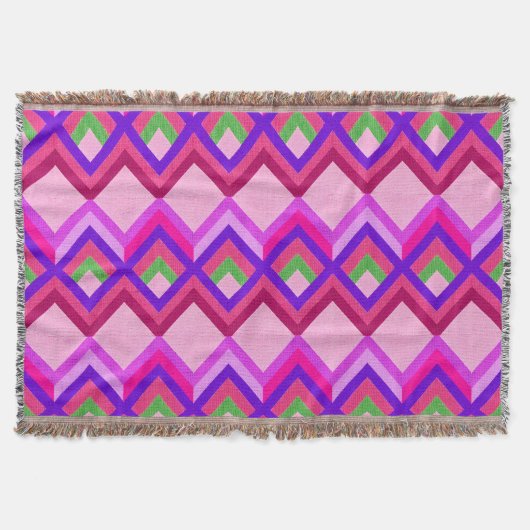 Abstraktes geometrisches Muster Decke (Vorderseite)