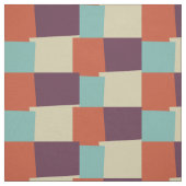Abstraktes geometrisches Muster der Retro-Farbe #4 Stoff (Muster)