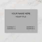 Abstraktes geometrisches Muster des mittleren Jahr Visitenkarte (Rückseite)