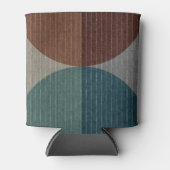 Abstraktes geometrisches Muster. Dosenkühler (Vorderseite)