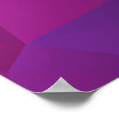 abstraktes geometrisches Muster, Dreiecksdesign Poster (Ecke)
