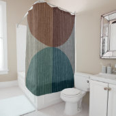 Abstraktes geometrisches Muster. Duschvorhang (Beispiel)